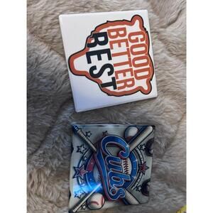 Square ceramic coasters 4” x 4” (2 pair)